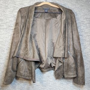 Chelsea & Theodore Dressy Faux Suede Women's Jacket size Large